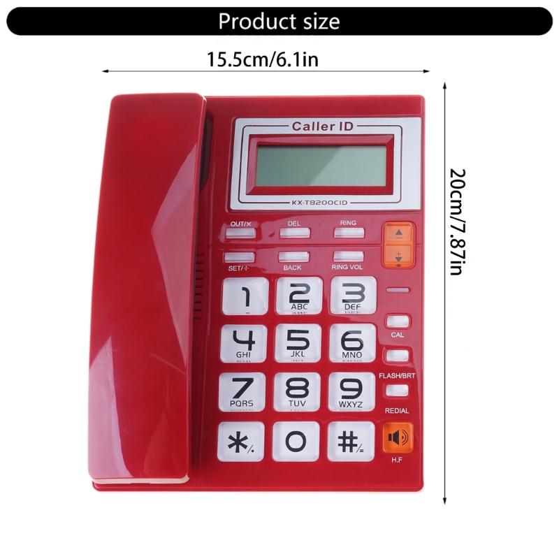 Настольный проводной телефон для дома, стационарный телефон с большой кнопкой, громкой связью, для дома, офиса, отеля