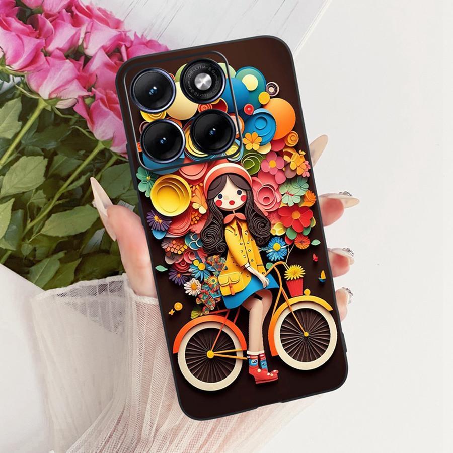 Чехол для телефона Motorola Edge 70 Fusion 2026 Чехол Милые Кошки Печать Мягкий Силиконовый Чехол для Moto Edge70 fusion XT2605-1 Funda