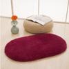 Door Mat Oval Slip Proof Indoor Door Carpet Moisture Absorption Soft Comfortable Plush Bathroom Rug