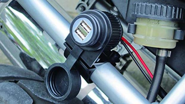 Комплект USB-портов для велосипеда Kijima Bike, универсальный, двойной, 304-6221