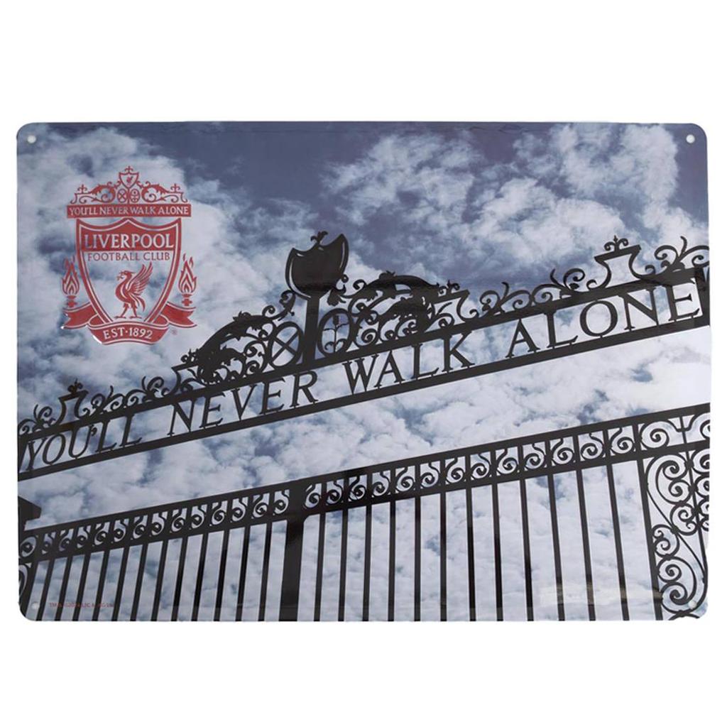 Liverpool FC Metal Shankly Gates Sign