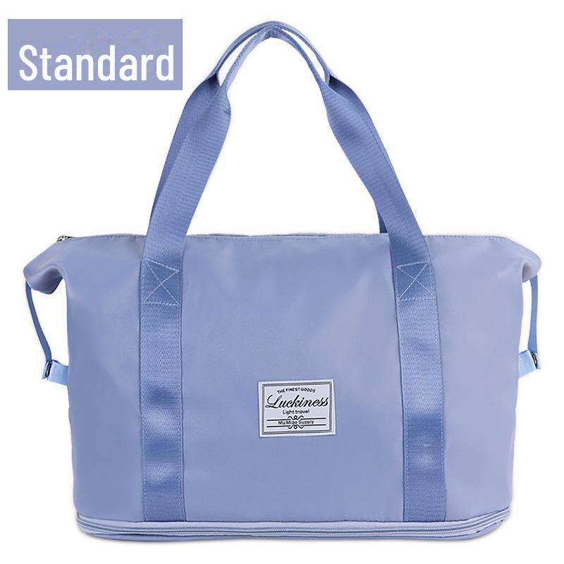 Вместительная дорожная сумка из ткани Оксфорд с разделением сухого/мокрого для спорта и фитнеса