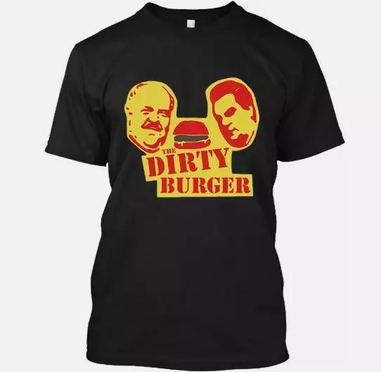 Новая Популярная Футболка The Dirty Burger Свежемолотая Говядина Винтажный Логотип Размер S-5XL Унисекс Футболка