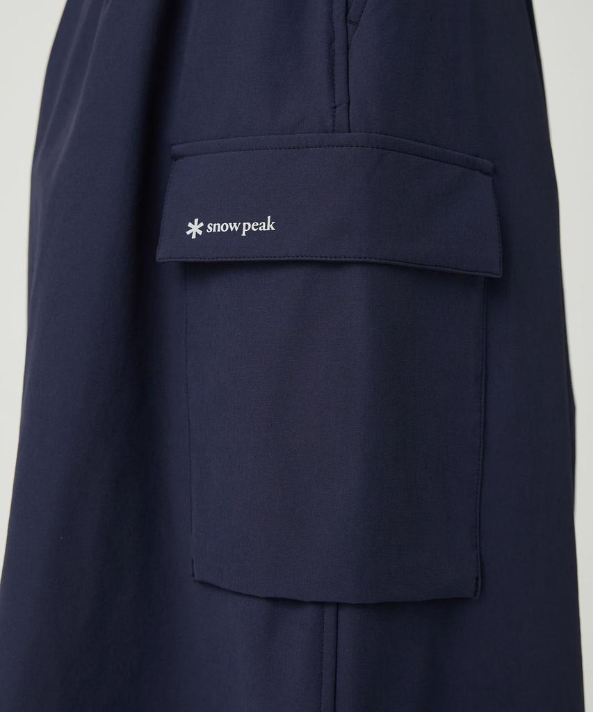 Snow Peak Stretch Skirt Navy 3 Water-Repellent SK-25AW002 Women's