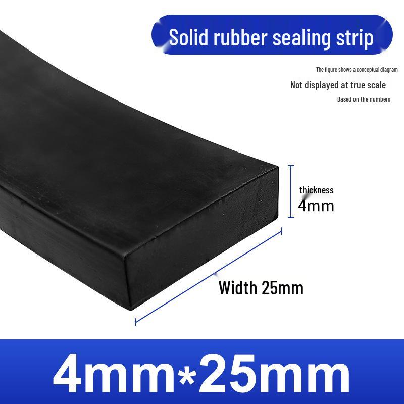 Nitrile Rubber Strip: Oil & Pressure-Resistant Shock Absorbing Glass Pad for Sealing & Joint Support