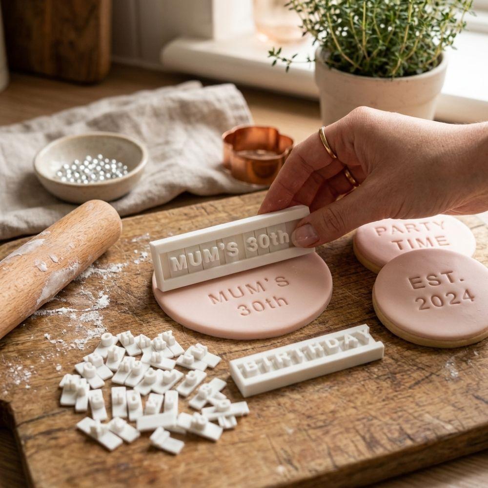 with 26 Letter Clay Letter Number Stamp Set with 10 Number Pottery DIY Stamp Kit Craft Class