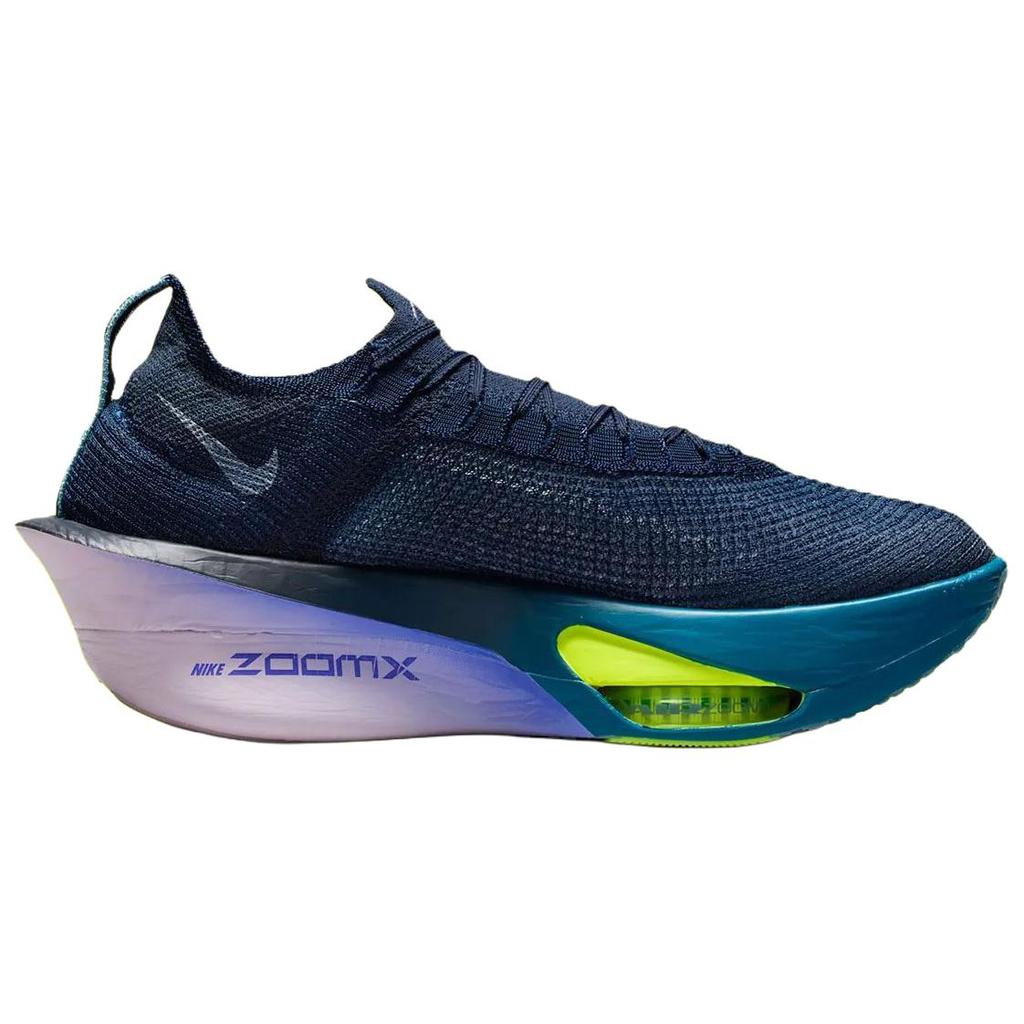 Nike Кроссовки мужские Air Zoom Alphafly NEXT% 3 Обсидиан Персиковый Виолет Голубой Кукольный Деним-Бирюзовый FD8311-401