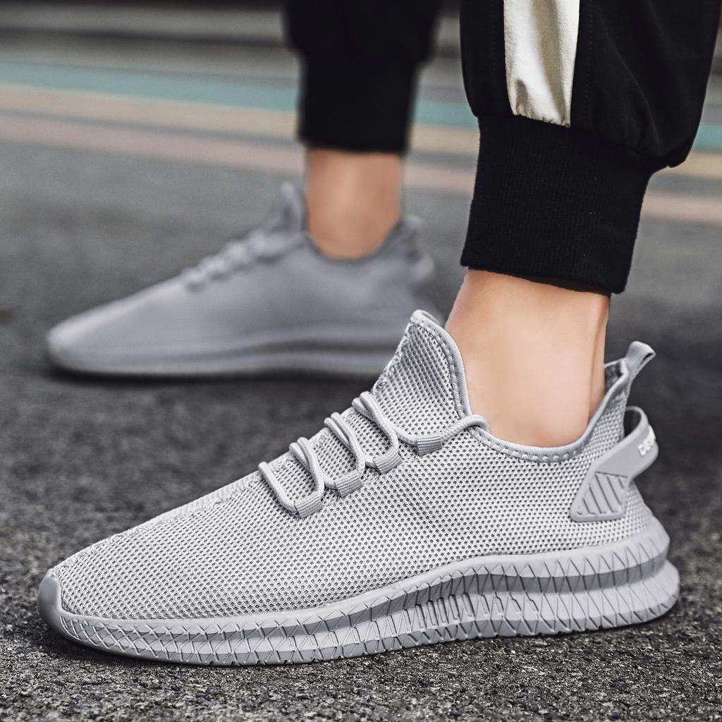 2021 summer shoes men's sports shoes breathable fly-woven casual low-top ins trendy coconut shoes men's shoes