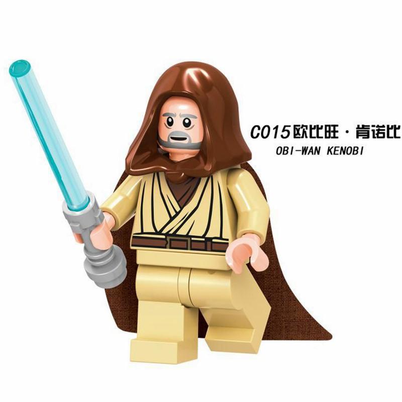 Star Wars Minifigures Yoda Darth Vader Luke Han Solo Mandalorian Set Building Blocks Toys Gifts Pg792