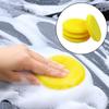 12 шт. 4-дюймовый автомобильный ультрамягкий пенный восковой аппликатор для полировки автомобиля, круглая пенная губка, чистящий инструмент с бесплатным моющим полотенцем из микрофибры