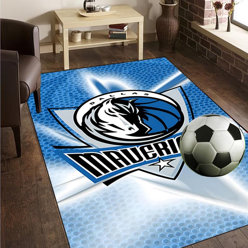 DALLAS BASKETBALL TEAM Rug Office Carpet Non-Slip Mat, Chair Rug Floor Covering for Gaming, Bedroom, Living Room , Home Decor Christmas Gift