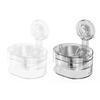 No Drill Wall Ashtray with Suction Cup for Bathroom Toilet Home Office Hotel Bar Clear Storage Rack