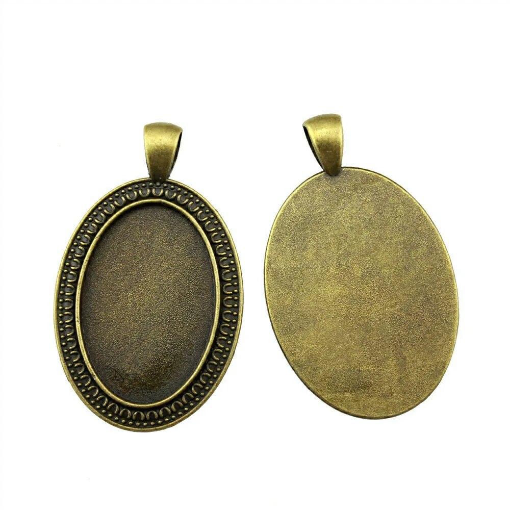 Подходит для овального 20X30 мм 25X35 мм стеклянного кабошона, основа для установки лотка, компоненты, автомобильные аксессуары, подарочные украшения и аксессуары