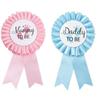 2pcs Mommy To Be Badge And Daddy To Be Badge Mom Dad Badge Baby Shower Gender Reveal Party Decorations