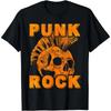 Punk Rock Music Mohawk Skull T-Shirt