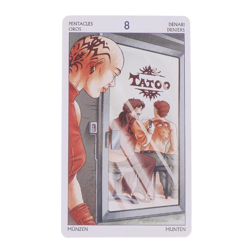 Tarot Of The 78 Doors Oracle Card Tarot Cards English Version Blue Edge Family Party Board Game