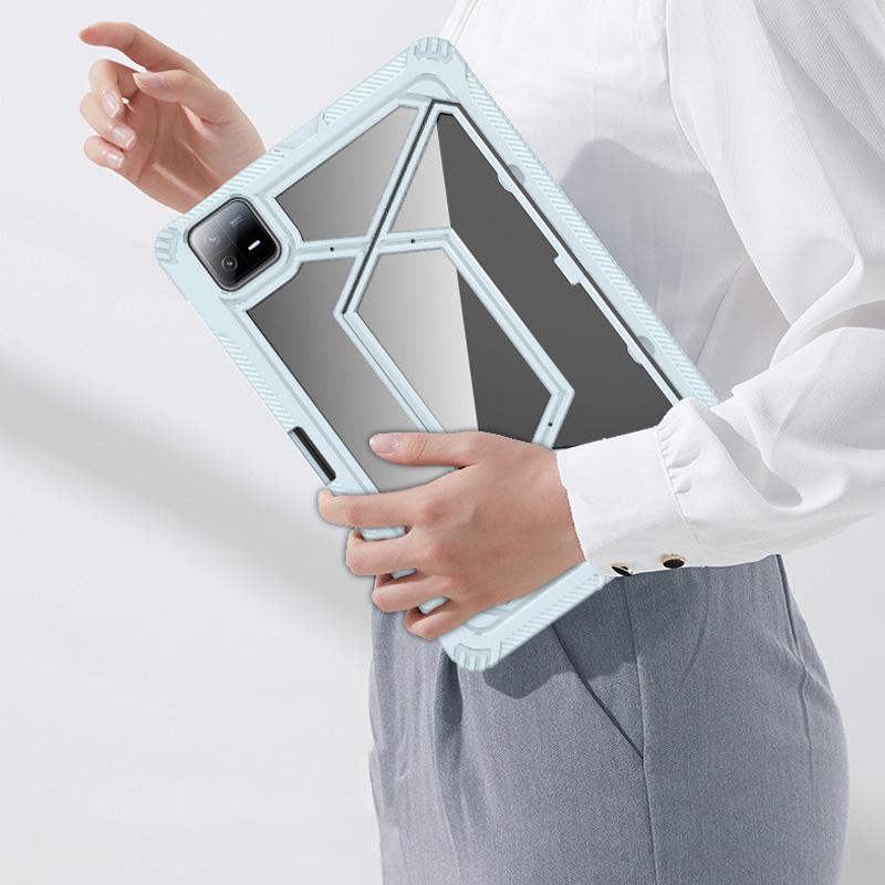 Чехол для планшета Xiaomi Pad 6 Pro, 11 дюймов, прозрачный магнитный чехол-подставка с кристаллами для Xiaomi Mi Pad 6, 2 в 1, жесткий чехол с невидимым кронштейном