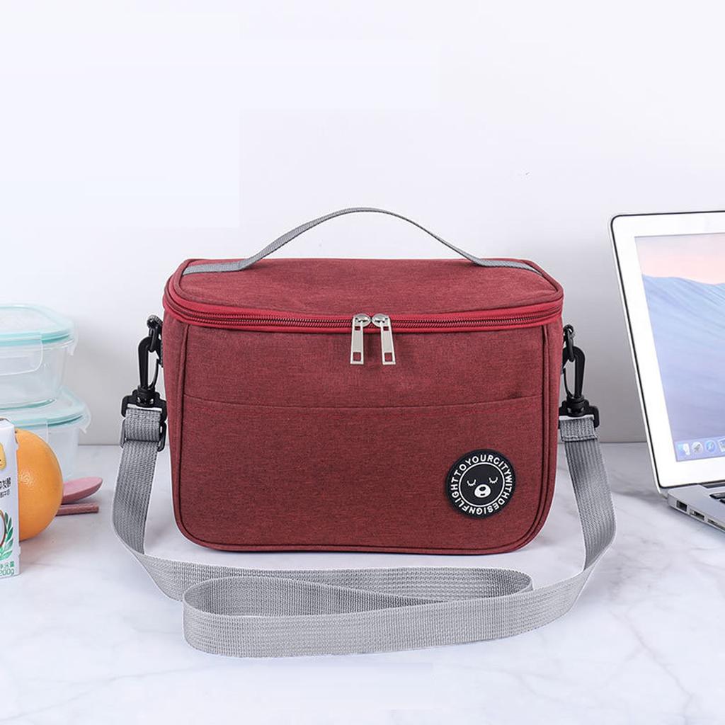 Изолированная коробка для обеда для пикника, портативная охлаждаемая сумка, водонепроницаемая сумка для обеда большой емкости, сумка для пикника