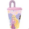 Tumbler - TATAWAY - Disney Princesses - 430 Ml - Built-in Straw - Flexible Lid