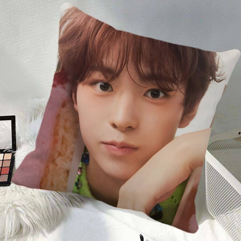 Riku Nct Wish Pillow Case Square Pillow Bedroom Sofa Leisure Comfort Cushion Car Home Decoration