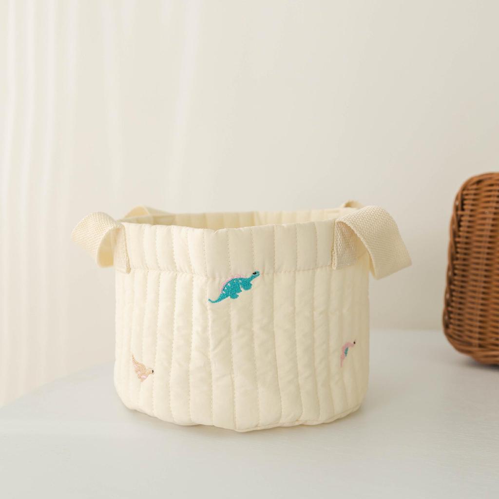 Multi-Purpose Baby Diaper and Toy Organizer Basket