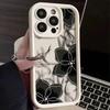 Nice Butterfly Flower Silicone Phone Case For iPhone 15 12 13 14 11 Pro Max XR XS X 7 8 Plus Shockproof matte Soft Cover