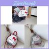 Детский мультяшный рюкзак Hello Kitty с кошкой, из ПУ-материала, с бабочкой и бантом, для девочек, для повседневного использования
