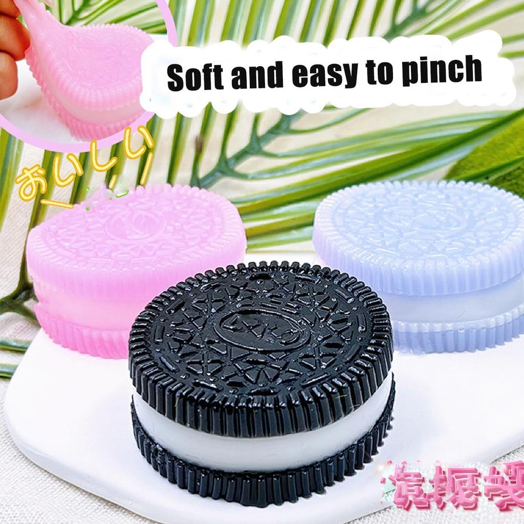 Розовое печенье Таба Сквиши Снятие стресса Печенье Снятие стресса Сэндвич Симуляция Ультрамягкая Декомпрессия Вентиляционная игрушка Сквиши, Игрушка, Игрушка, Игрушка,