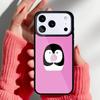 Милый Чехол-Пингвин для iPhone 17 16 15 14 13 Pro Max Задняя Крышка для 12 11 Pro Coque