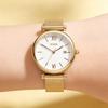 BUREI Quartz Analog Watch with Stainless Steel Slim and Perfect for and A Great Gift for and Perfect for Birthdays and Celebrations Stainless Women's