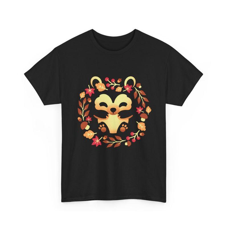 Bear TShirt Unisexs Unisexs Tees Top Happy Bear With Flowers Shirt
