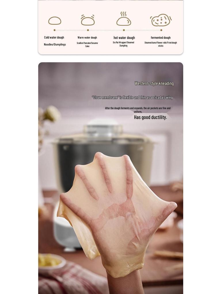 Многофункциональный автоматический миксер и тестомес для домашнего использования