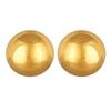 [R4864] - Golden 'Balls' Steel Buckles - 5 Mm