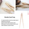 Wooden Bread Tongs Reusable Snack Clip Grilling Accessory Baking Clip  Cooking Preparation