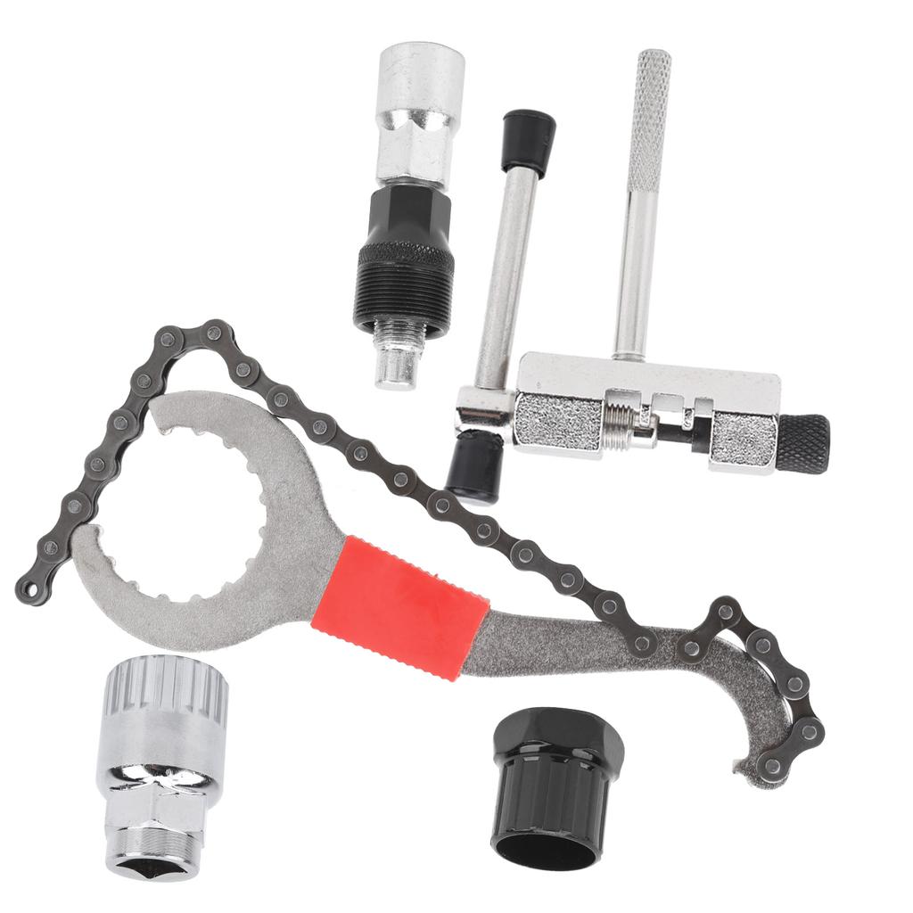 Наборы инструментов для ремонта шатунов велосипеда Съемник шатунов Съемник каретки Инструмент для резки цепи Гаечный ключ