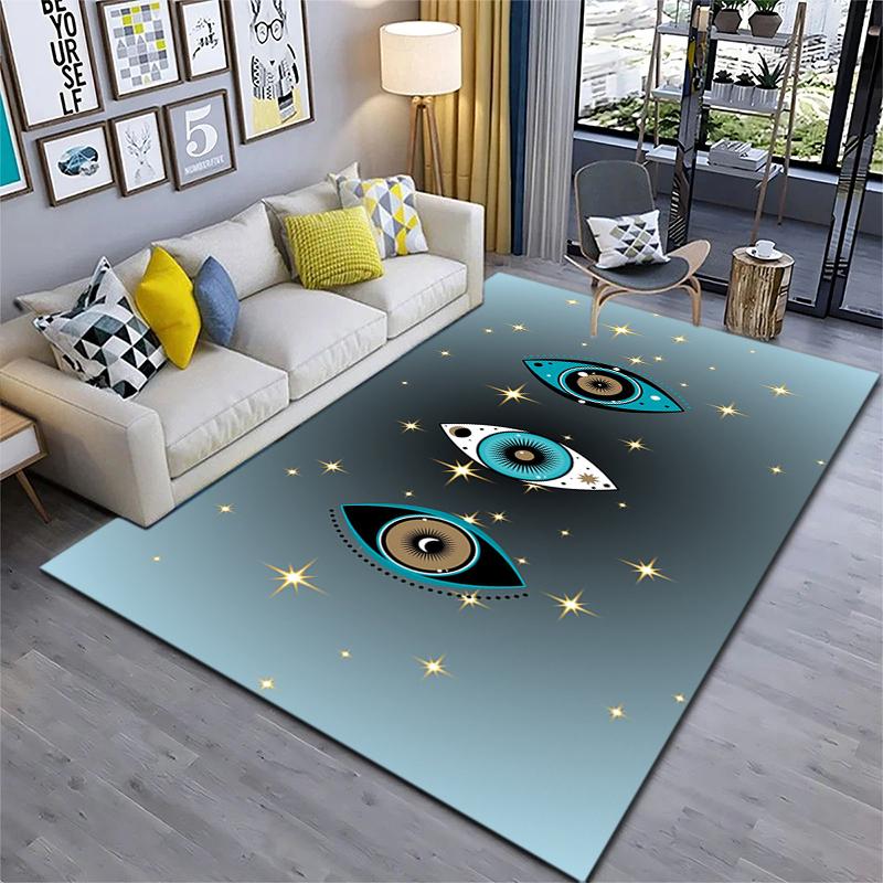 Galactic Eye Cosmic Visionary Artwork Carpet Suitable For All Seasons Printing Bathroom Mat Office Chair Cushion Dormitory Decoration