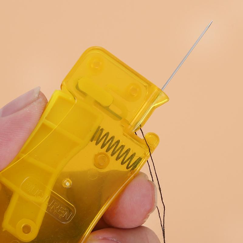 Automatic Needle Threader Simple Threader Needle DIY Stitch Insertion Tool Sewing Crafting Kit for Adult Old Kids Housewife