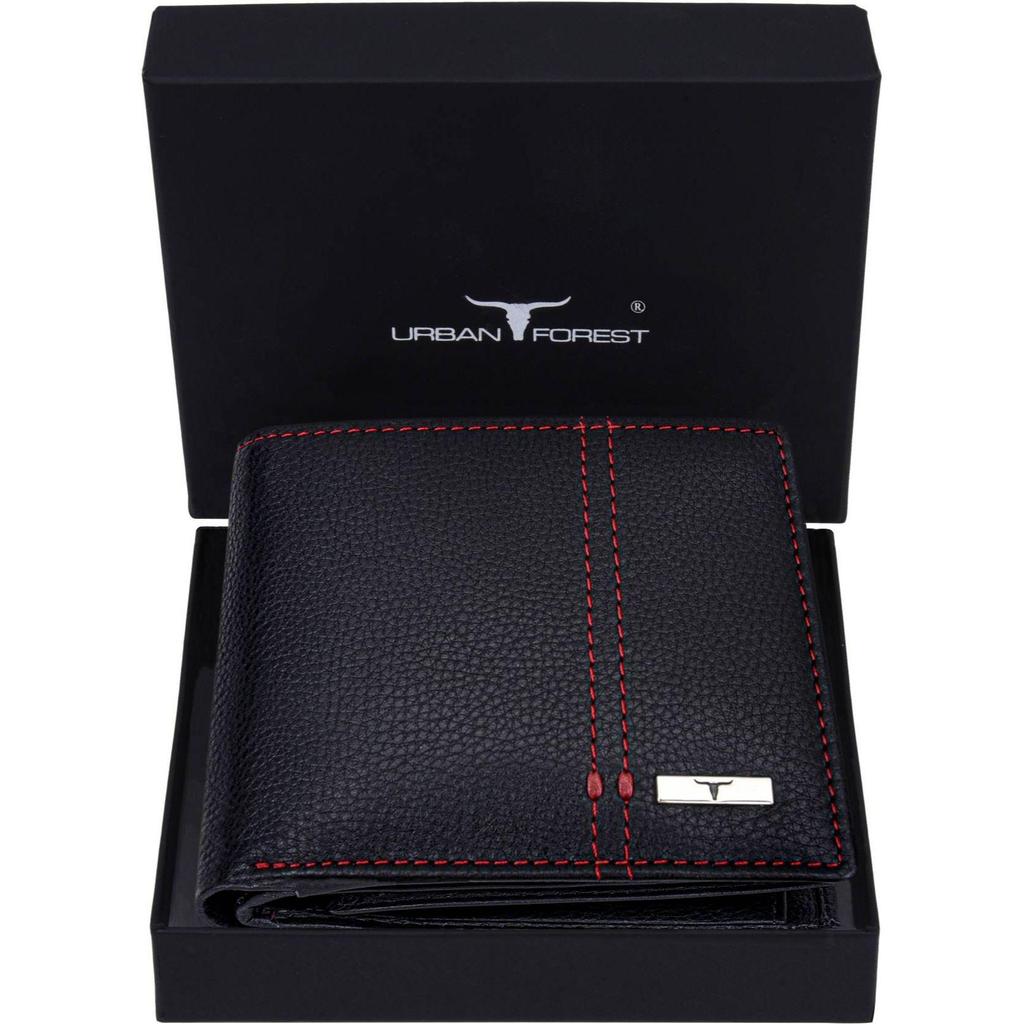 Мужской повседневный, дорожный, формальный, модный кошелек из натуральной кожи с RFID-меткой  (8 слотов для карт)