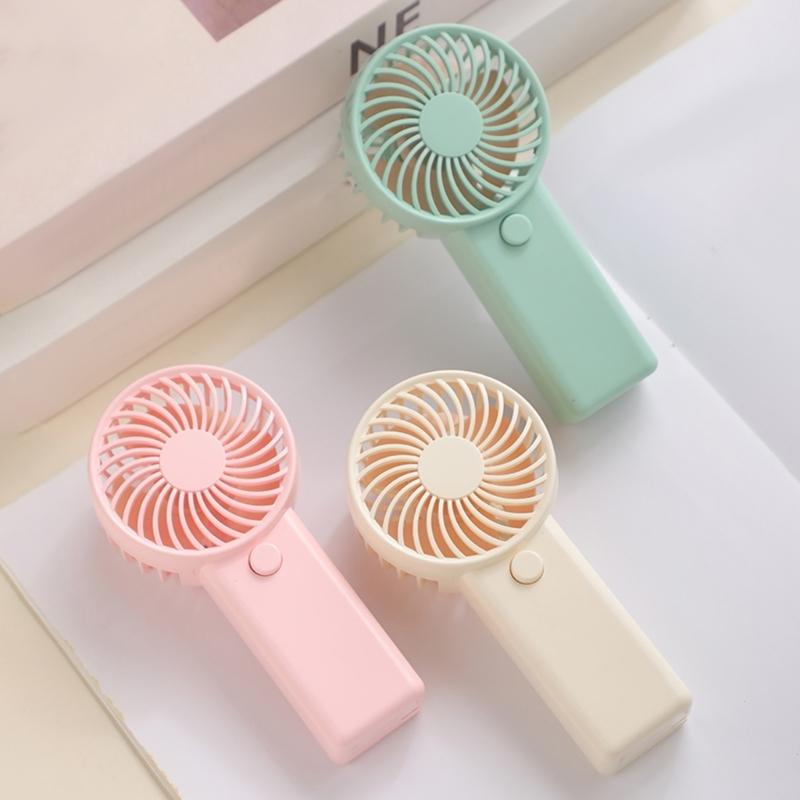 AM4 На батарейках Ручной вентилятор Для использования в помещении и на улице Эргономичная ручка Легкий Для детей Взрослых Для путешествий на открытом воздухе