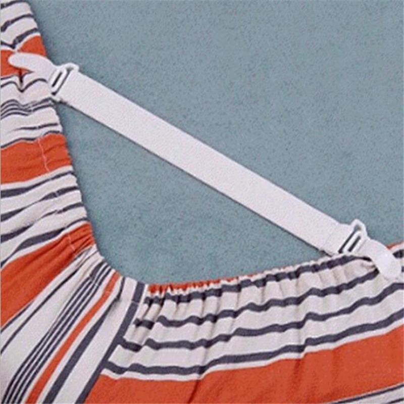 4 шт./компл. эластичные зажимы для простыней с двойной головкой, держатель для захвата, подтяжки, застежки для простыней, регулируемая длина 15-30 см