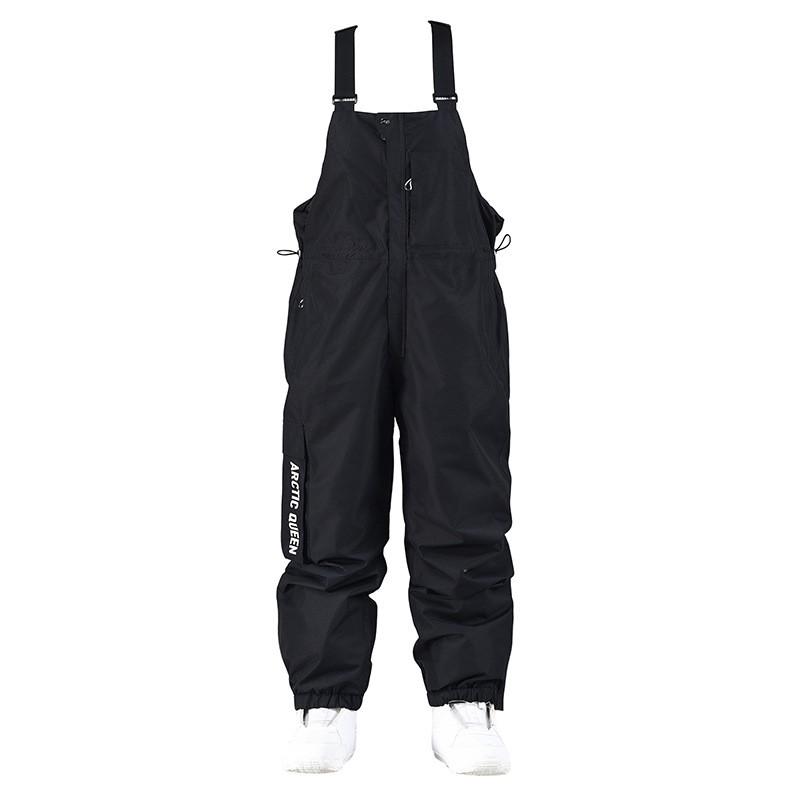 Unisex Oversized Snowboarding Pants Winter Outdoor Windproof Thermal Ski Suit Men Women