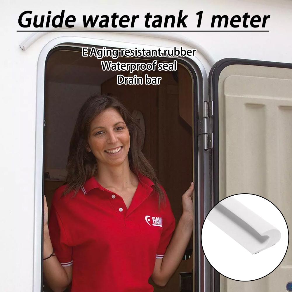 Fiamma Drip Stop 100cm Caravan Motorhome Camper Gutter Door Rain Deflector