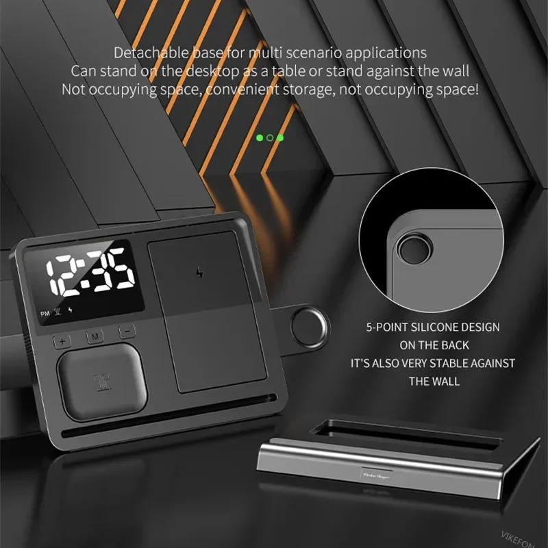 5 в 1 беспроводное зарядное устройство подставка быстрая зарядная док-станция для iPhone 16 15 14 13 12 11 Pro Max Watch Airpods Pro IWatch 8 7