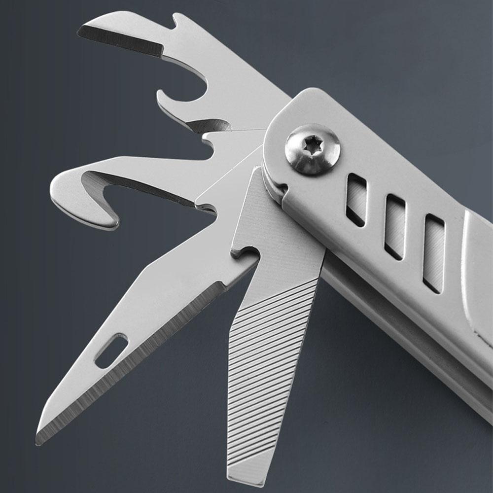 Многофункциональный карманный нож, 12-в-1 многофункциональный нож, многофункциональный складной нож из нержавеющей стали для кемпинга, пешего туризма, выживания, рыбалки