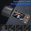 Industrial Endoscope Camera 4.3" IPS Single Dual Lens Car Inspection Borescope Sewer Camera IP67 Waterproof Snake Camera 8 LEDS