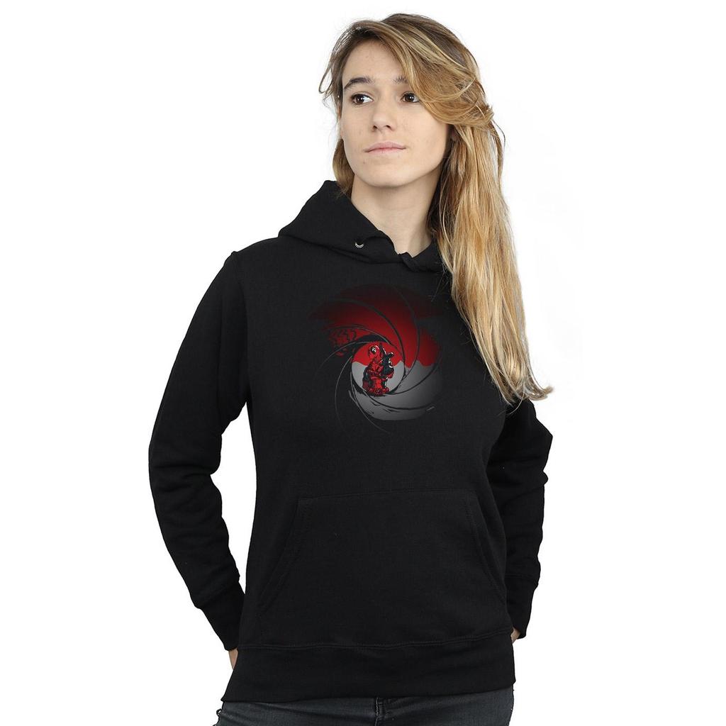 Marvel Womens/Ladies Deadpool Gun Barrel Hoodie