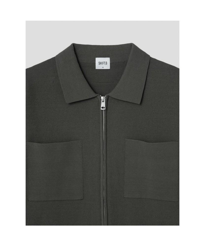 Shift.G Zipup Cardigan Khaki