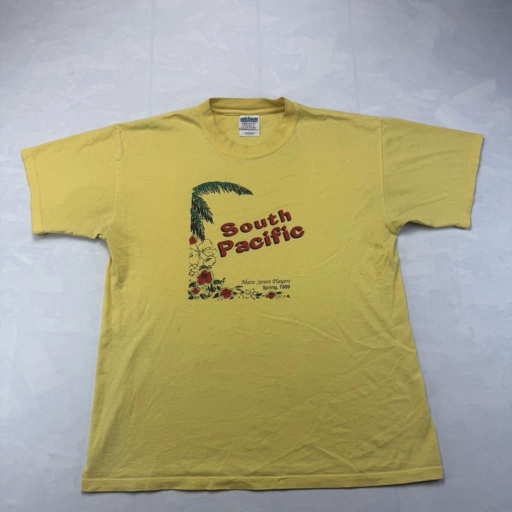 Винтажная футболка South Pacific Musical Theater 1999 года Gildan Сделано в Канаде L