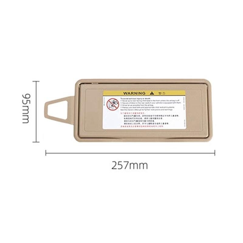 Car Sun Visor Guard Sun Visor Rearview Mirror Cover Replacement For Mercedes-Benz S-Classw220 1998-2005 Beige Left&Right