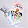 1pc Powerpuff Beach Towel with Custom Name, Beach and Seaside Swimming Pool Equipment, Fashion Pattern, Rectangular, Travel Essential